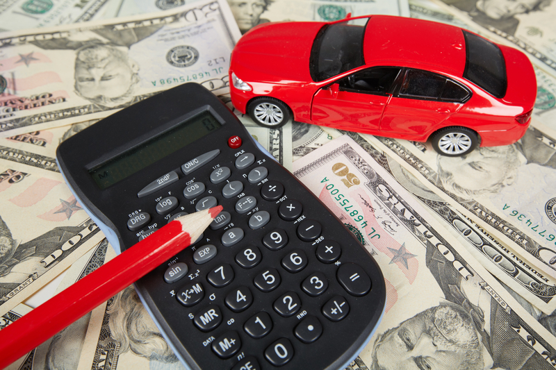 Car money and calculator